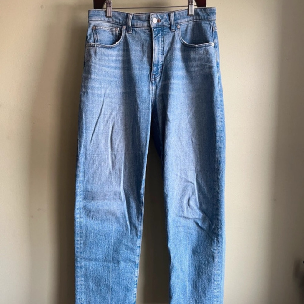 Madewell women Light Blue Jeans curvy women 90’s straight